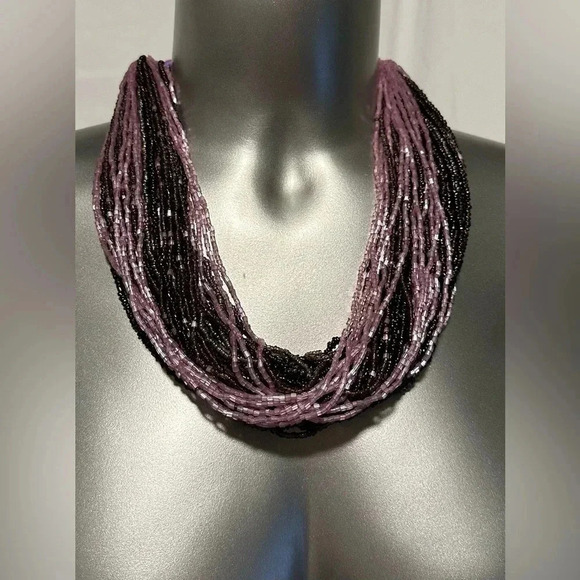 Vintage Jewelry - 2 for $30 💎Women’s VINTAGE MULTI LAYERS BEADED  NECKLACE